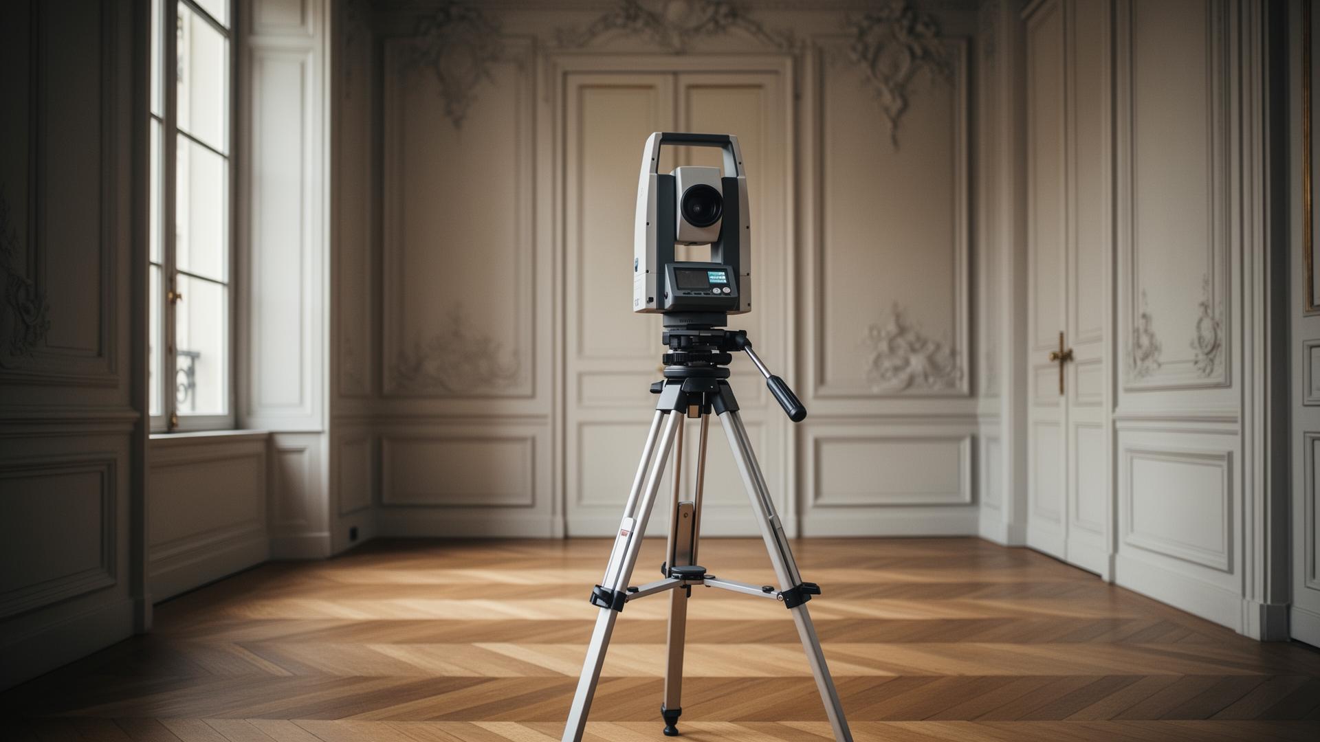 Scanner laser 3D dans un intérieur patrimonial