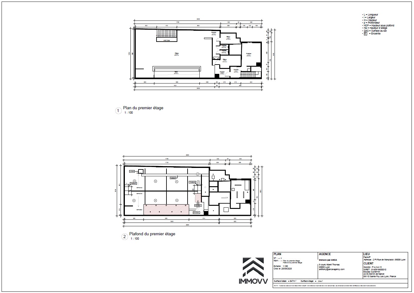 plan 1er etage - Fack off